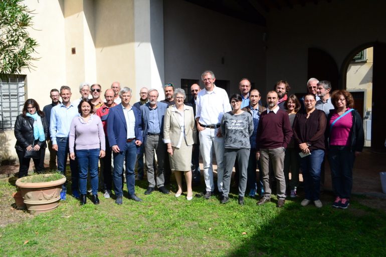 Il team di Metis in occasione del workshop svoltosi a Firenze il 28 e 29 settembre 2017, per le calibrazioni dello strumento. Al centro, con la camicia bianca, Marco Romoli.
