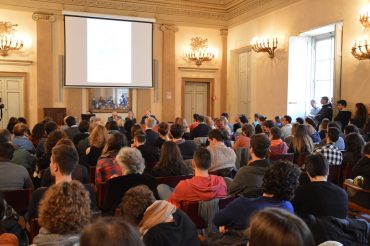 Palazzo Fenzi - Un momento dell'incontro con il vice ministro Mario Giro