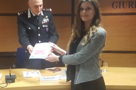 foto Nicole Citeroni premio di laurea “Giuseppe Barile e Pietro Verri”