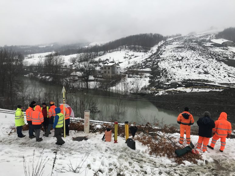 Monitoraggio della frana di Marano a Gaggio Montano  sull'Appennino bolognese