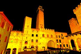 Rilievo laser scanner San Gimignano rischio sismico