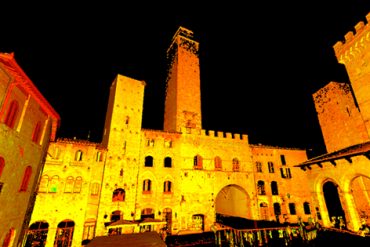 Rilievo laser scanner San Gimignano rischio sismico