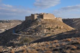 Castello di Shawbak in Giordania