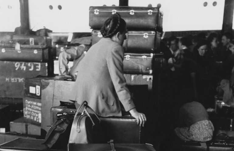 Ellis Island Arrivals, foto di Ernst Haas, Getty Images copyright fuga italia fascista