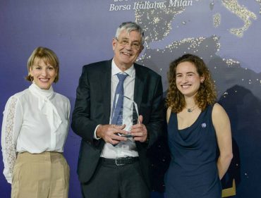 Da sinistra, l'Ambasciatore britannico Jill Morris, David Burr, il Console Generale UK Catriona Graham.