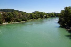 Il fiume Tevere presso Magliano Sabina resilienza