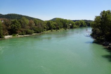 Il fiume Tevere presso Magliano Sabina resilienza