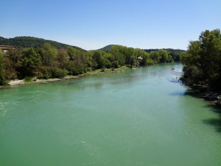 Il fiume Tevere presso Magliano Sabina