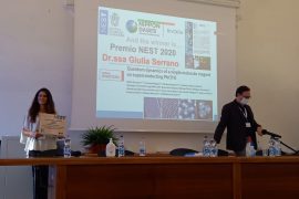 Giulia Serrano riceve il premio NEST 2020 nanoscienze