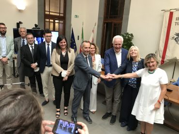 Firenze, 4 luglio 2022 - Presentazione di Tuscany Health Ecosystem con il presidente Giani e i rettori toscani