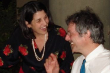 Anna Maria Papini e Morten Meldal in occasione del convegno Eurocombi4, realizzato a Firenze nel 2007