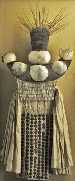 Heva, costume da lutto, Tahiti, Polinesia, XVIII sec. (Collezione James Cook, 1776-79) - Museo di Antropologia ed Etnologia