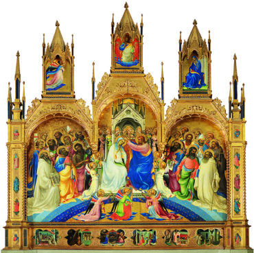 Lorenzo Monaco, Incoronazione della Vergine, Firenze, Galleria degli Uffizi (foto dal volume "Santa Maria degli Angeli a Firenze", per gentile concessione dell'editore)