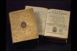 Galileo Galilei, Dialogo... sopra i due massimi sistemi del mondo tolemaico e copernicano …, Firenze, 1632. Biblioteca del Museo Galileo, MED 1026/02