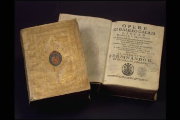 Galileo Galilei, Dialogo... sopra i due massimi sistemi del mondo tolemaico e copernicano …, Firenze, 1632. Biblioteca del Museo Galileo, MED 1026/02