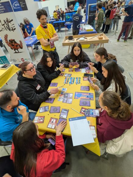 Lo stand del GiX al  "Play Festival del Gioco" che si è tenuto a Bologna