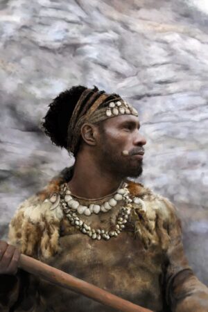 Ricostruzione dell’individuo AC 12 da adulto (Immagine dell’artista Tom Björklund)