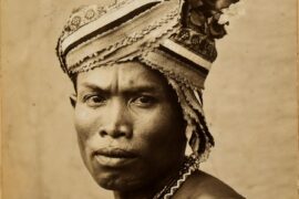 - Borneo, Sarawak - Daiacco del Seribas, dall'album di Margareth Brooke